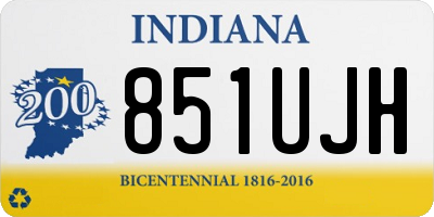 IN license plate 851UJH