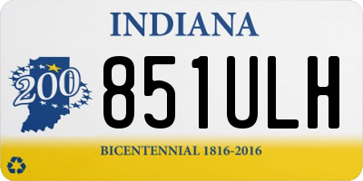 IN license plate 851ULH