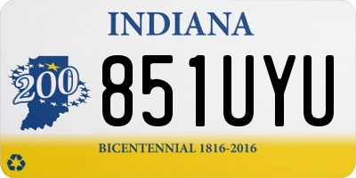 IN license plate 851UYU