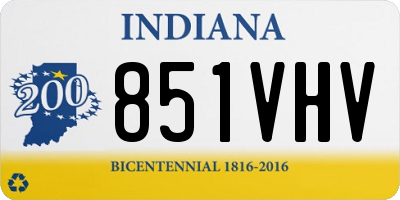 IN license plate 851VHV