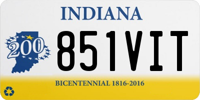 IN license plate 851VIT