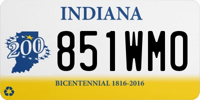 IN license plate 851WMO