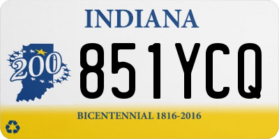 IN license plate 851YCQ