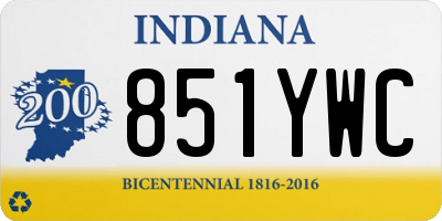 IN license plate 851YWC