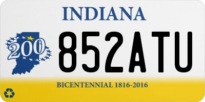 IN license plate 852ATU