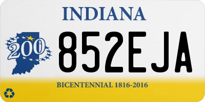 IN license plate 852EJA