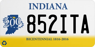 IN license plate 852ITA