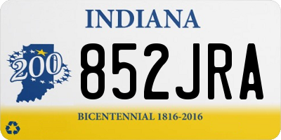 IN license plate 852JRA