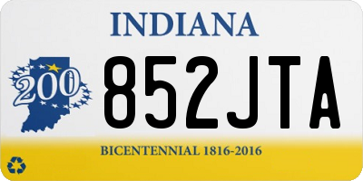 IN license plate 852JTA