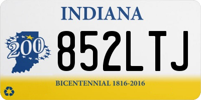 IN license plate 852LTJ