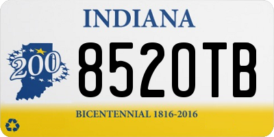 IN license plate 852OTB