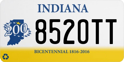 IN license plate 852OTT