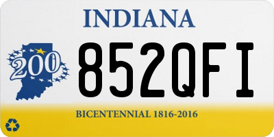 IN license plate 852QFI
