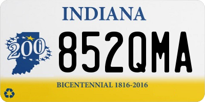 IN license plate 852QMA