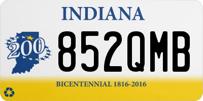 IN license plate 852QMB
