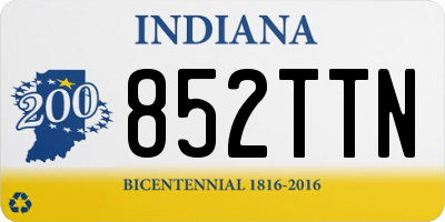 IN license plate 852TTN