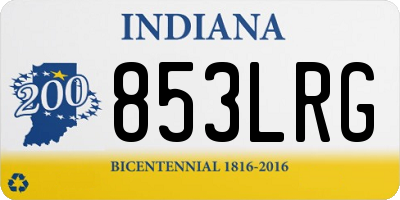 IN license plate 853LRG