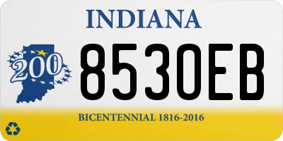 IN license plate 853OEB
