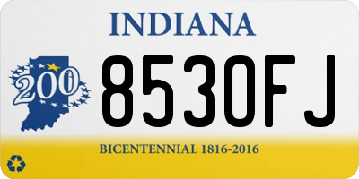 IN license plate 853OFJ