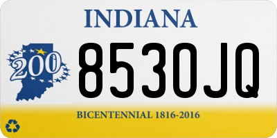 IN license plate 853OJQ