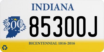 IN license plate 853OOJ