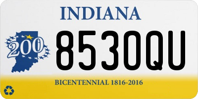IN license plate 853OQU