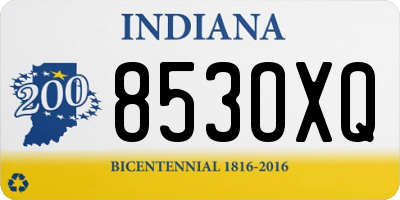 IN license plate 853OXQ