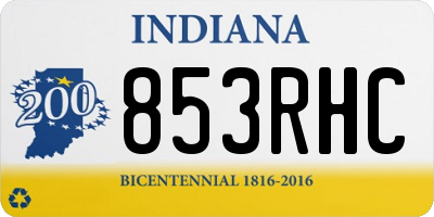 IN license plate 853RHC