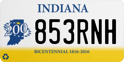 IN license plate 853RNH
