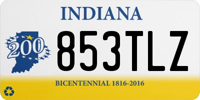 IN license plate 853TLZ