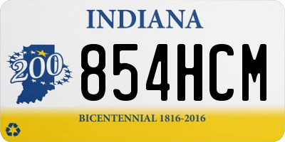 IN license plate 854HCM