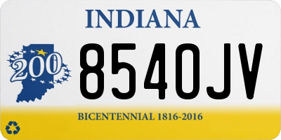 IN license plate 854OJV