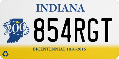 IN license plate 854RGT