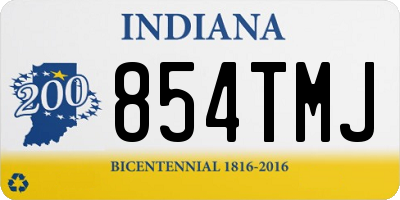 IN license plate 854TMJ