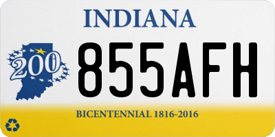 IN license plate 855AFH