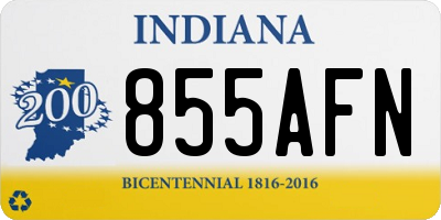 IN license plate 855AFN
