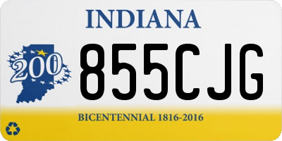 IN license plate 855CJG