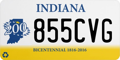 IN license plate 855CVG
