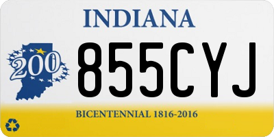IN license plate 855CYJ