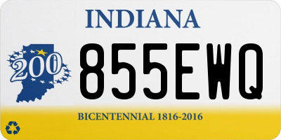IN license plate 855EWQ