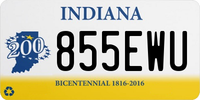 IN license plate 855EWU