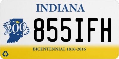 IN license plate 855IFH