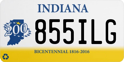 IN license plate 855ILG