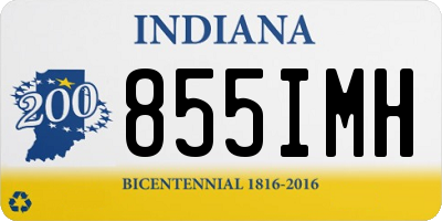 IN license plate 855IMH