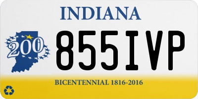 IN license plate 855IVP