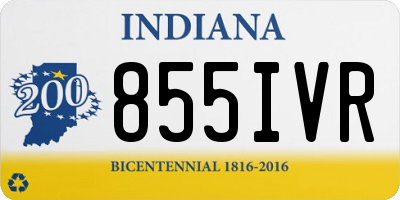 IN license plate 855IVR