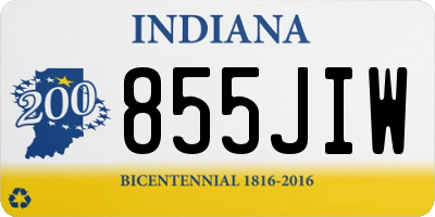 IN license plate 855JIW