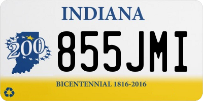 IN license plate 855JMI