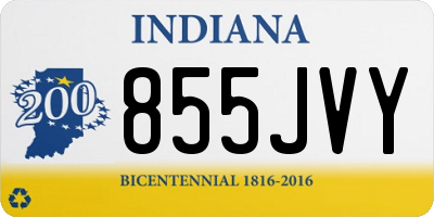 IN license plate 855JVY
