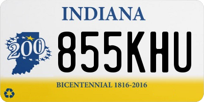 IN license plate 855KHU